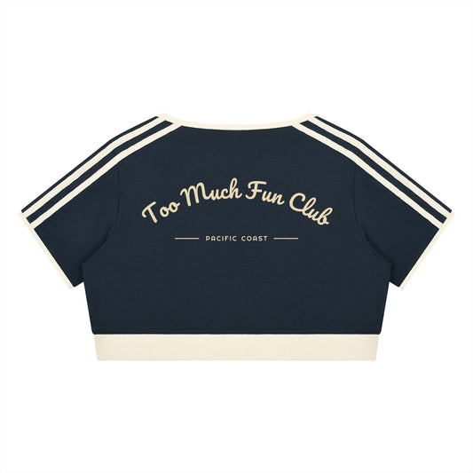Too Much Fun Club Pacific Coast Crop Top